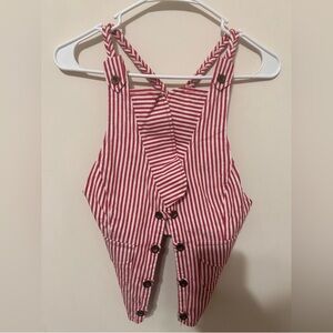 Red Striped women’s vest